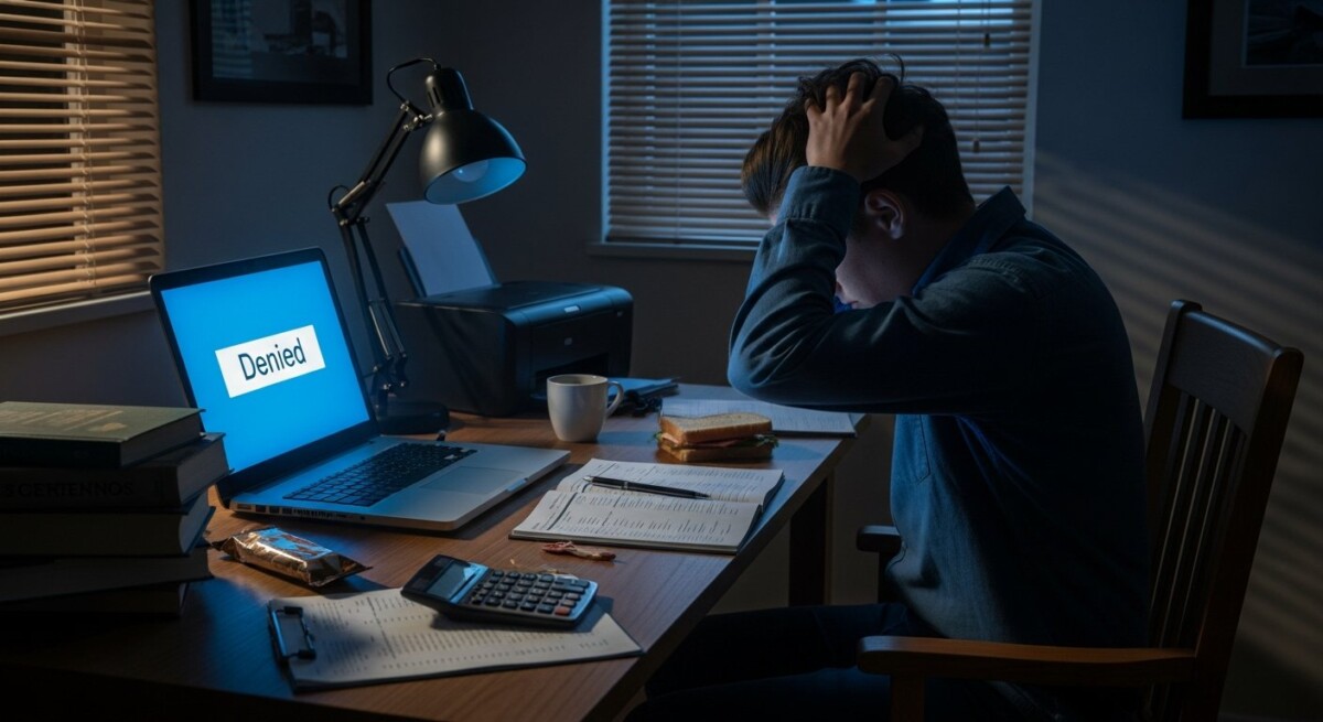 what happens if advance cash application denied